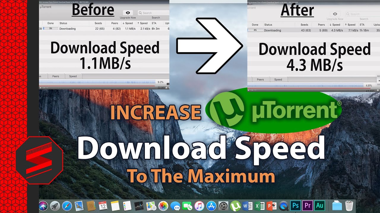 Improve utorrent download speed mac pro